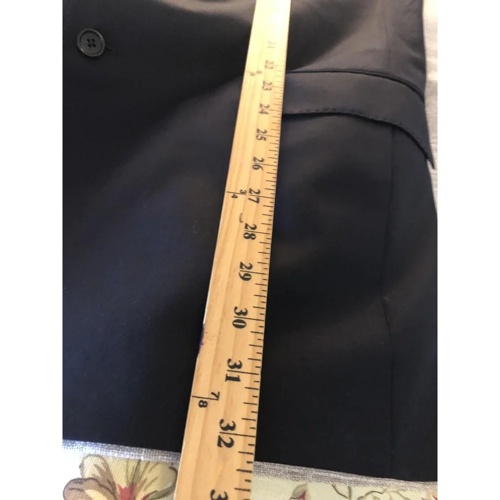 Jos. A. Bank Signature Blazer Mens 44L Blue Wool Suit Coat Jacket Classic